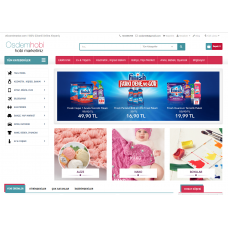 Opencart Hobi - Çiçek - Promosyon Ürünleri  Full E-ticaret Hazır Site Paketi