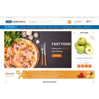 Opencart Süpermarket ve Gıda ürünleri satış  Full E-ticaret Hazır Site Paketi
