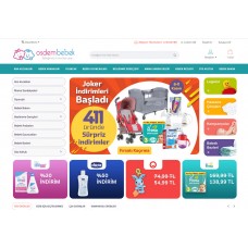 OsdemTema Bebek ürünleri Satış  Opencart 3x Site Teması